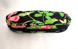 Vera Bradley Eye/SunGlass Holder/Mini Cosmetic Zip Around Case Botanica ... - $15.99