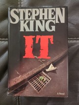 It by Stephen King 1986 Hardcover First Edition Print Horror Pennywise HC DJ - £37.96 GBP