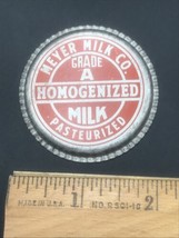 Vintage Meyer Dairy Milk Bottle Cap Lid Maverick 2&quot; -- Grade A - $12.19