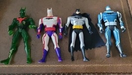 Vintage Batman Action Figures 5&quot; Various Years 1998 To 2003 Lot Of 4 - £15.63 GBP