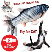 Realistic Electric Fish Cat Toy: Interactive Kicker For Jumping And Dancing Kitt - £37.06 GBP