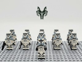 11pcs/set Star Wars Commander Wolffe 104th Battalion Wolfpack Custom Minifigures - $30.42 CAD