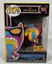 Funko Pop! Disney Blacklight Summer Stitch 1414  Hot Topic Exclusive  - $25.73