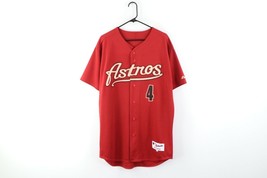 Jackie Moore Autographed Majestic Houston Astros Game Issued Baseball Jersey 46 - £124.09 GBP