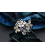 Navia Jewelry Butterfly Wings Morpho sulkowski Silver Ring NR-7S-12 - $99.99