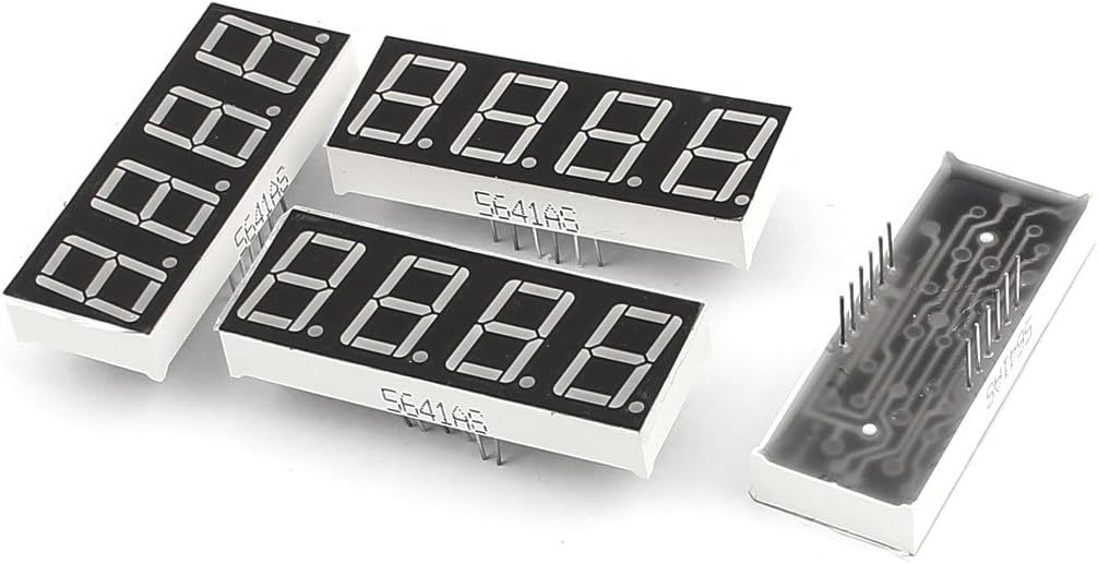 10pcs Red LED Display Digital Tube - 7 Segment, 10 Pin 1 Bit 7 Segment 1 34 X 0 94 X 0 41 Inch 1 Red Led Display Digital Tube 10pcs