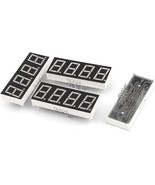 Uxcell 4 Pcs Common Cathode 12 Pin 4 Bit 7 Segment 0.56&quot; Red Led Display... - £25.74 GBP