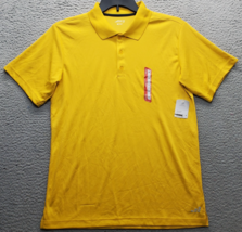 BCG Golf Performance Polo Shirt Mens M Yellow Short Sleeve Slit Collared... - $399.18 MXN