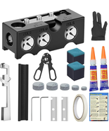 11-In-1 Billiards Pool Cue Tip Shaper, Pool Cue Tips Replacement Kit, Po... - €26,61 EUR 11-In-1 Billiards Pool Cue Tip Shaper, Pool Cue Tips Replacement Kit, Po... - €26,61 EUR
