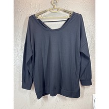 Torrid Black Sweatshirt White Wings Open Back Womens Torrid Size 3 US 3X - $27.45
