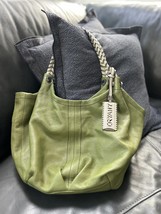 Stylish Green Leather Tote Bag by orYANY - $1,579.58 MXN