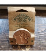 Christmas Cookie Stamp Press Shaker Hearth  Angel With Trumpet Hark The ... - $10.66