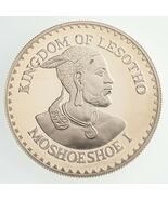 1984 Reino De Lesoto Plata de Ley Int'L Juegos 25 Maloti Prueba Moneda - $387.91