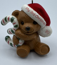 Ornament Christmas Hallmark Keepsake Child&#39;s Third Christmas 1989 QX469-5 China - £9.52 GBP