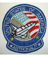 NASA Space Shuttle Astronaut Logo Patch~Embroidered~2 7/8 x 3 1/8~FREE S... - £3.66 GBP