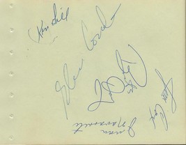 Charles Edge Juan Navarrete Jim Cox Ken Gill + 2 Signed Vintage Album Page - £47.47 GBP