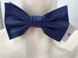 Ryan Seacrest Distinction Mens Angus Solid Bow Tie,One Size/Navy - £17.26 GBP