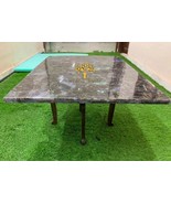 Agate Table Top, Agate Table, Stone Dining Table, Brown Agate Console Ta... - £1,155.96 GBP