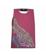 Faux Leather Wine Carrier Reusable Hand Painted Snap Closure 2 Bottle Ho... - $26.24 CAD