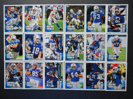 2010 Topps Indianapolis Colts Team Set of 18 Football Cards - £3.90 GBP