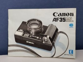Canon AF35 ML Instruction Book Guide Booklet - $9.89