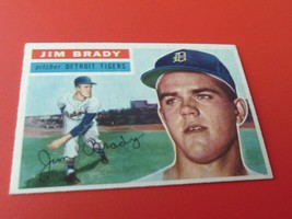 1956 Topps # 126 Jim Brady Tigers Rookie Near Mint / Mint !! - £167.85 GBP