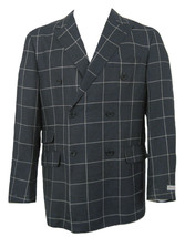 NEW $1295 Hickey Freeman Wool Silk Linen Sportcoat (Blazer)! 42 R  Navy USA Made - £314.53 GBP