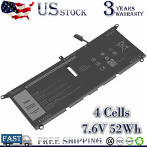 Dxgh8 Battery For Dell Xps 13 9370 13 9380 Inspiron 5390 5391 7390 Serie... - $45.59