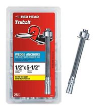 Red Head 1/2 in. x 5-1/2 in. Wedge Anchor 25CT - €47,23 EUR