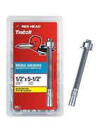 Red Head 1/2 in. x 5-1/2 in. Wedge Anchor 25CT - €47,23 EUR