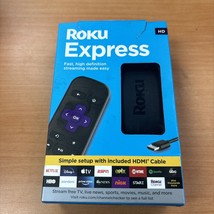 Roku Express HD Streaming Media Player HDMI, Remote, Easy Setup-New/Dama... - €21,21 EUR