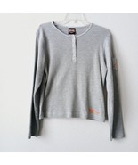 Harley Davidson Shirt Womens Sz L Gray Pullover Bedford, TX - $23.36