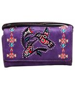 HW Collection Hummingbird Hovering Flower Western Women Country Wallet W... - $26.35