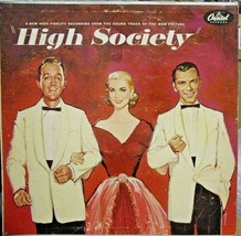 Frank Sinatra/Bing Crosby/Kelly-High Society-LP-33 1/3-1956-VG+/VG Capitol W750 - £11.84 GBP