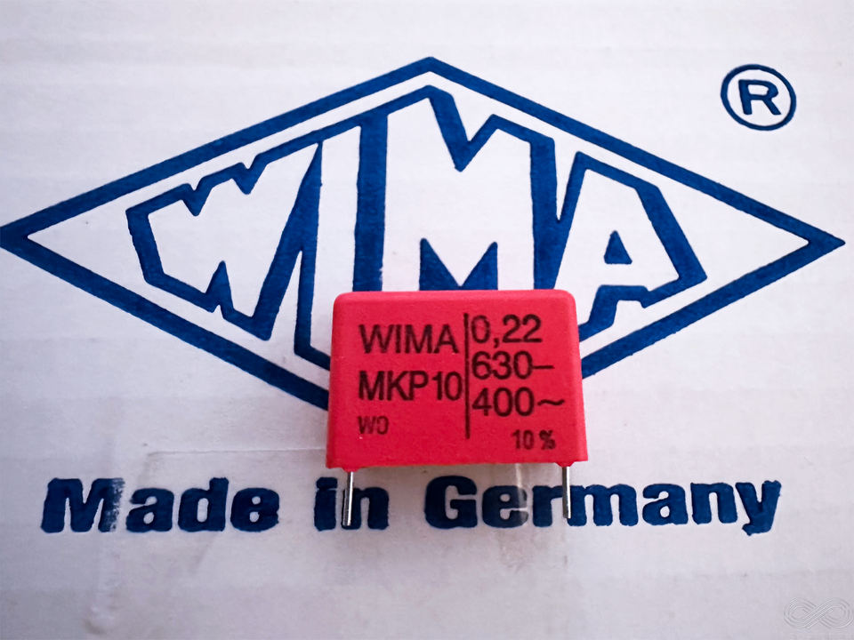 5PCS MKP 10 220nF WIMA 0.22uF 630V/400V Metallized Polypropylene Capacitor 10% Item image 3