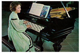 Concert Grand Piano at the Stephen Foster Memorial Tower Florida Postcard - £5.12 GBP