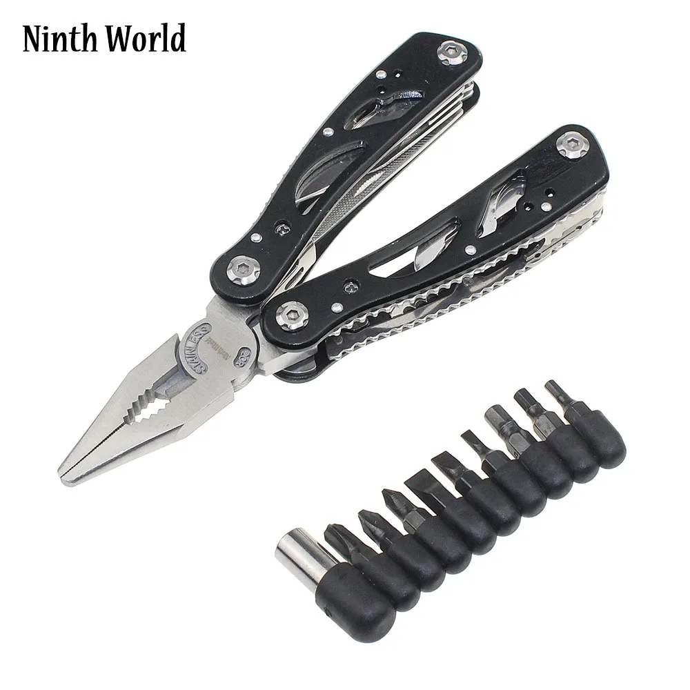 24 In 1 7 Inch Multi Tool Folding Knife Plier Pocket Portable For Fishing - £16.53 GBP