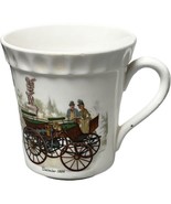 Daimler 1886 Early Automobile Touring Vehicle Mug Crown Staffordshire 3-... - $19.65 CAD