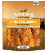 4health Untamed Chicken Jerky, Real Chicken Breast, Daily Treat For Dogs... - $39.00