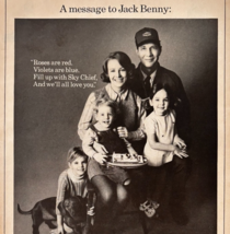 1969 Texaco Sky Chief Gasoline Advertisement Vintage Gas &amp; Oil Jack Benn... - $24.99