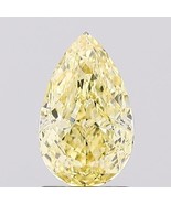 Pear Cut 1.52 Ct Fancy Intense Yellow VS2 IGI Certified Lab Grown CVD Di... - $10,487.66 MXN