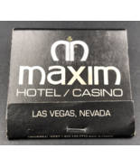 Maxim Hotel Casino Las Vegas NV Nevada Matchbook Full 30 Unstruck - £6.10 GBP