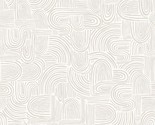 Removable Peel-And-Stick Wallpaper In The Style Sand Swirl, Made In The ... - $44.94
