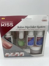 Kiss Salon Dip Color System Kit Long Lasting Manicures 74225 KSDS01 Liaison - £8.55 GBP