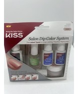 Kiss Salon Dip Color System Kit Long Lasting Manicures 74225 KSDS01 Liaison - $15.21 CAD