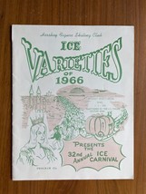 Ice Varieties Program 1966 Presents 32nd Annual Ice Carnival - £7.84 GBP