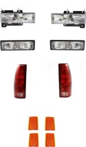 Headlights For GMC Truck 1994-1998 Suburban Park Lamps Reflectors Tail Lights - £169.13 GBP