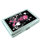 Skull D10 Silver Metal Cigarette Case RFID Protection - £13.47 GBP