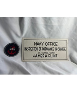  WW2 Era USN Anchor Patch And USNR Naval Reserves Naval Officer Card Sto... - £71.69 GBP