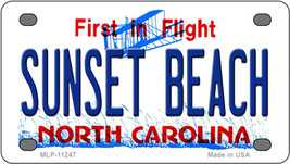 Sunset Beach North Carolina State Novelty Mini Metal License Plate Tag - £11.72 GBP